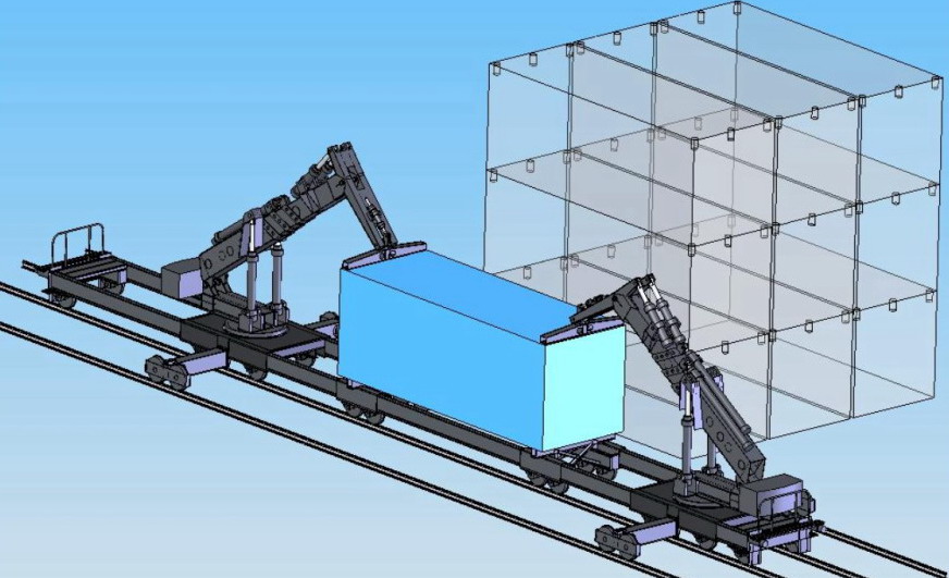 Angle view of HCT loaders